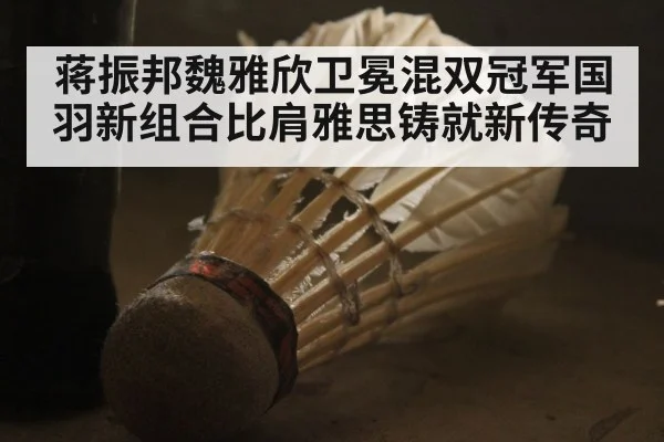 蒋振邦魏雅欣卫冕混双冠军国羽新组合比肩雅思铸就新传奇